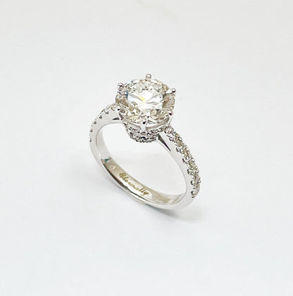 2ct Round Diamond Engagement Ring